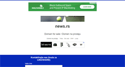 Desktop Screenshot of news.rs